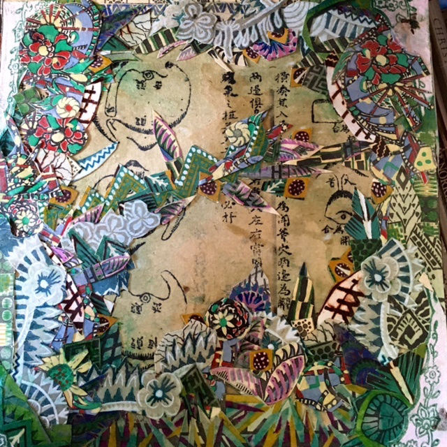 Gardens, 2017, collage - @ Livia Signorini