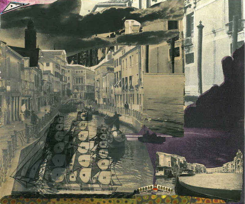 Venezia, Pictures from Italy, collage @ Livia Signorini