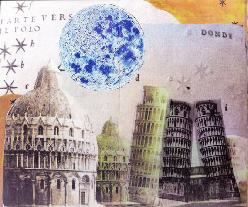 Pisa, Pictures from Italy, collage @ Livia Signorini