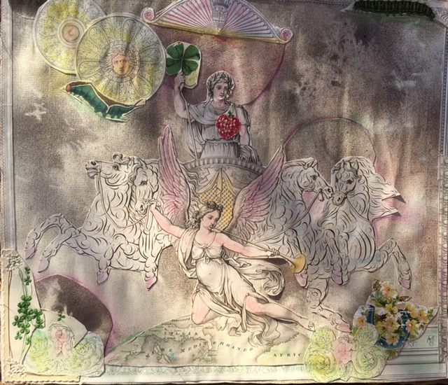 Portafortuna, 2019, collage - @ Livia Signorini