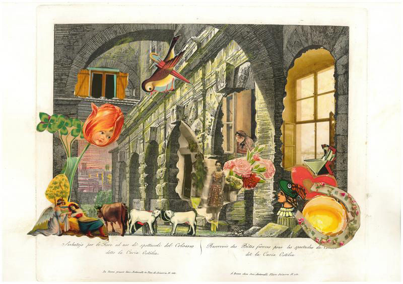 Tu non sai che cosa è Roma, collage @ Livia Signorini